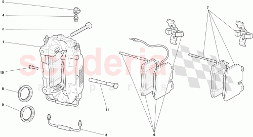 Part Diagram for Ferrari 70001086