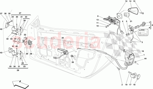 Part Diagram for Ferrari 84813500