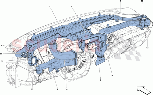 Part Diagram for Ferrari 88601600