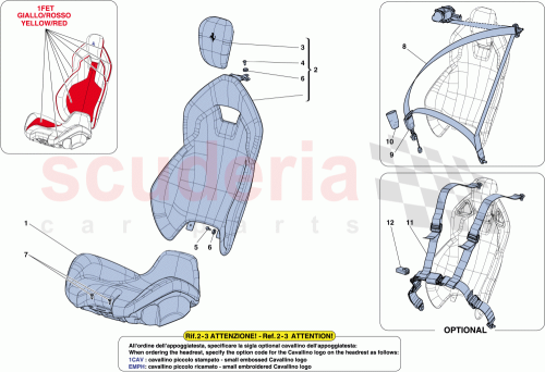 Part Diagram for Ferrari 88781700
