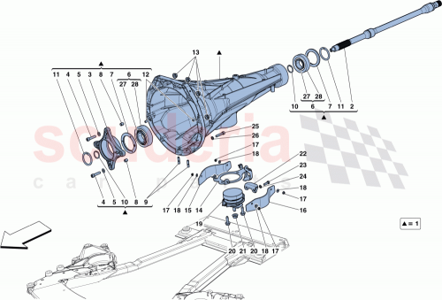 Part Diagram for Ferrari 13807821