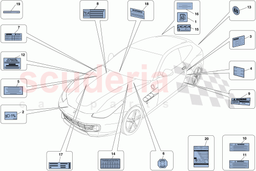 Part Diagram for Ferrari 829208