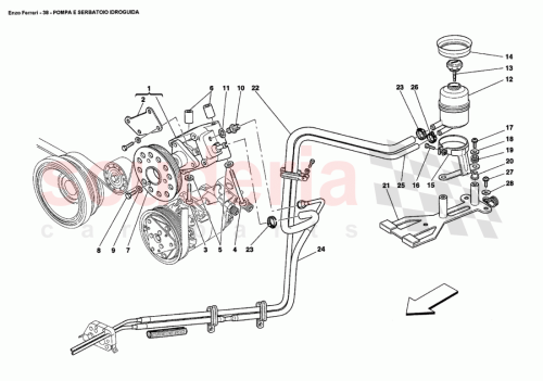 Part Diagram for Ferrari 182833