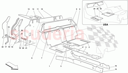 Part Diagram for Ferrari 64985400