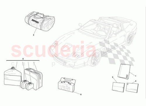 Part Diagram for Ferrari 66507200
