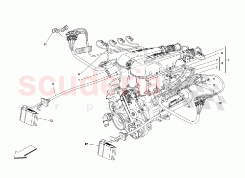 Part Diagram for Ferrari 222061
