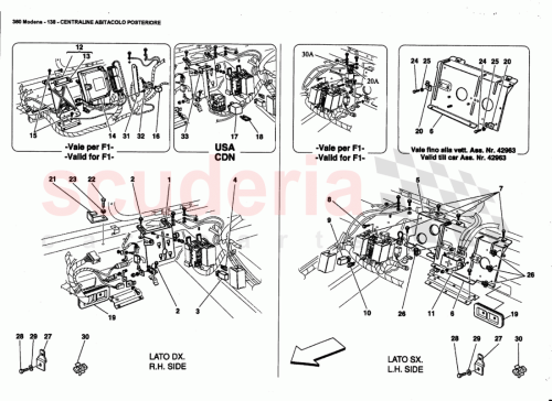 Part Diagram for Ferrari 65312600