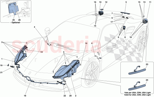 Part Diagram for Ferrari 244435