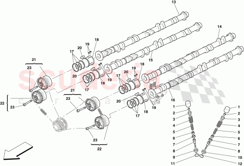 Part Diagram for Ferrari 223192