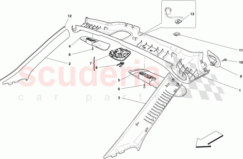Part Diagram for Ferrari 81292612