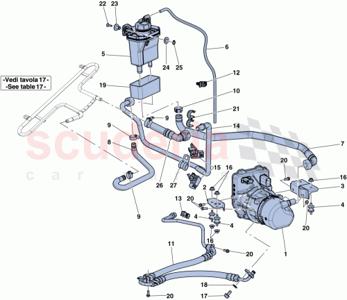 Part Diagram for Ferrari 295350