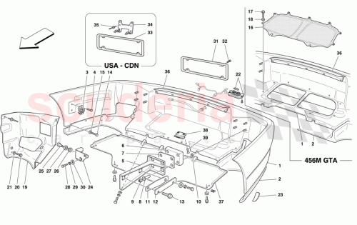 Part Diagram for Ferrari 65833700