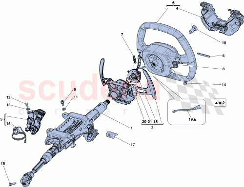 Part Diagram for Ferrari 312003