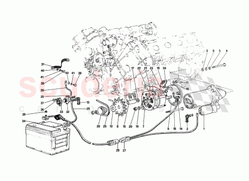 Part Diagram for Ferrari 130866