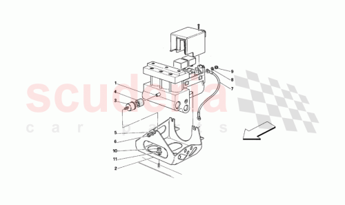 Part Diagram for Ferrari 151630