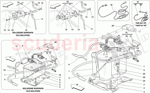 Part Diagram for Ferrari 81284400