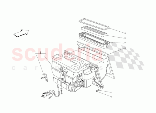 Part Diagram for Ferrari 65384300