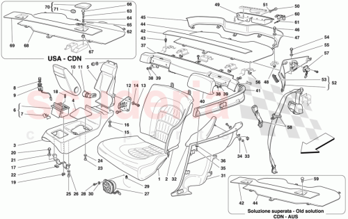 Part Diagram for Ferrari 13273872