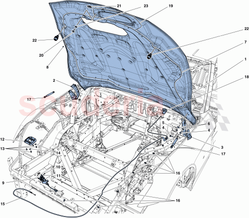 Part Diagram for Ferrari 83410400