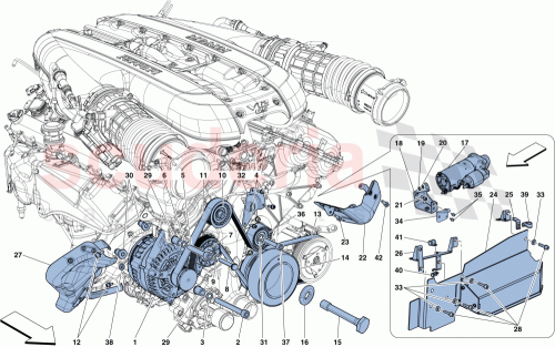 Part Diagram for Ferrari 321207