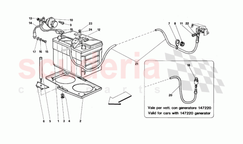 Part Diagram for Ferrari 100839