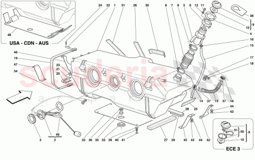 Part Diagram for Ferrari 158345