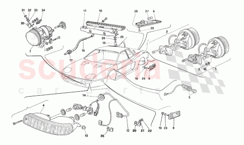 Part Diagram for Ferrari 157512/A