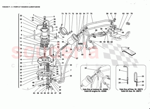 Part Diagram for Ferrari 174906