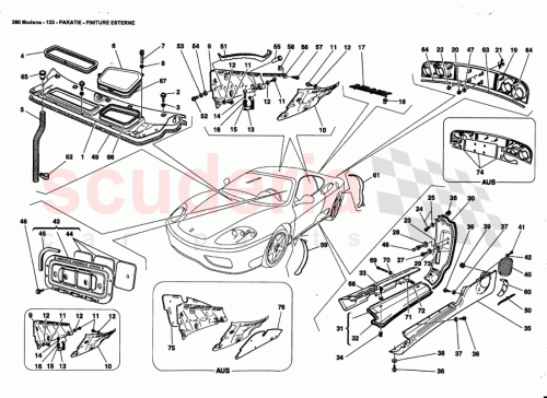 Part Diagram for Ferrari 65856300