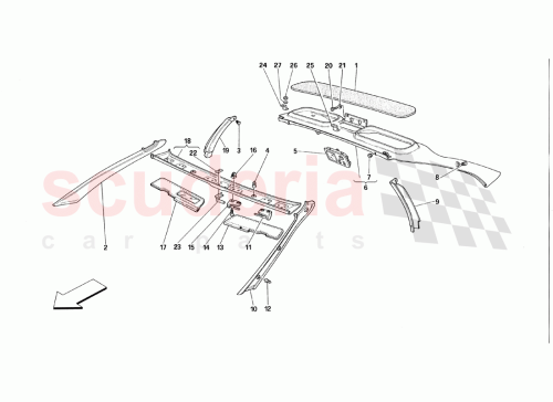 Part Diagram for Ferrari 63634700