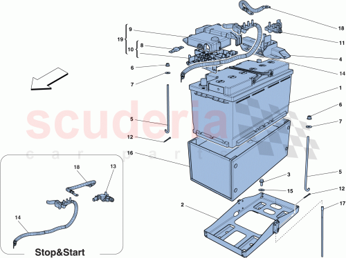 Part Diagram for Ferrari 325487