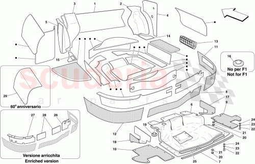 Part Diagram for Ferrari 66964800