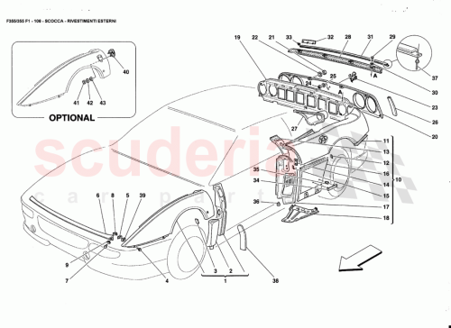 Part Diagram for Ferrari 65268500