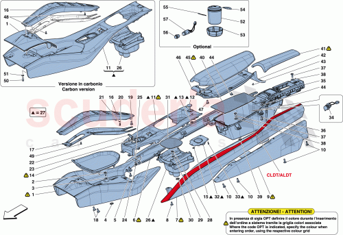 Part Diagram for Ferrari 760177