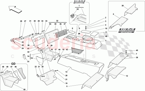 Part Diagram for Ferrari 12611407