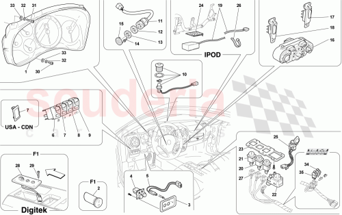 Part Diagram for Ferrari 80961500