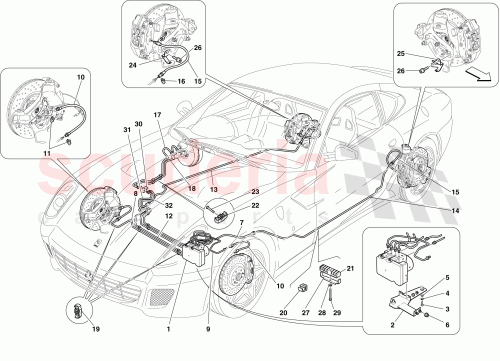 Part Diagram for Ferrari 227310
