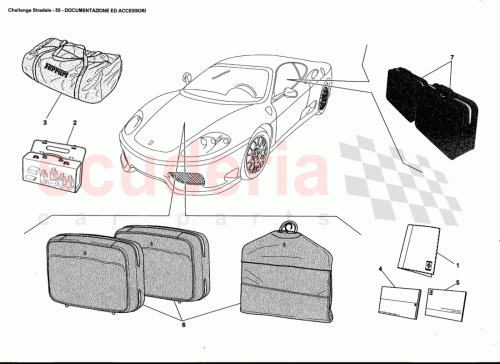 Part Diagram for Ferrari 67918500