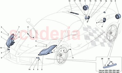 Part Diagram for Ferrari 14303523