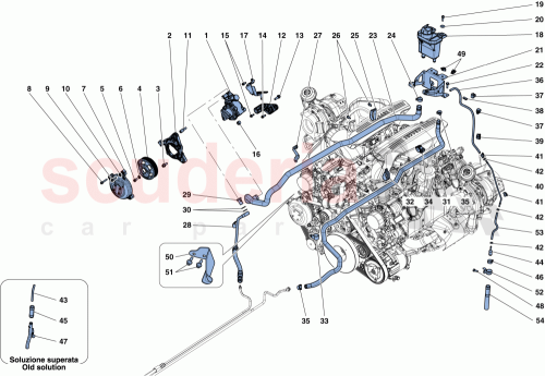 Part Diagram for Ferrari 322525