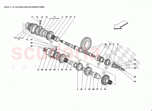 Part Diagram for Ferrari 153991
