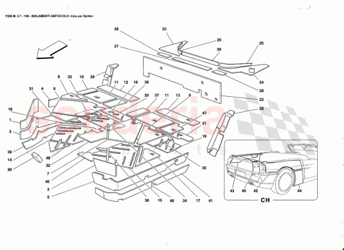 Part Diagram for Ferrari 64739000