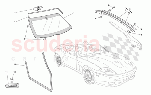 Part Diagram for Ferrari 66347400