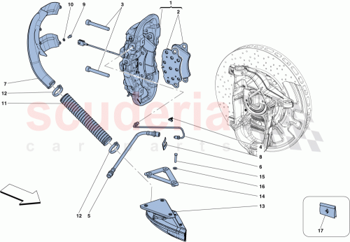 Part Diagram for Ferrari 303206