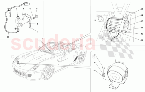Part Diagram for Ferrari 84153200