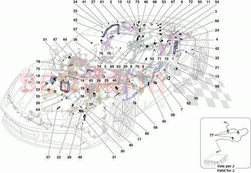 Part Diagram for Ferrari 318365