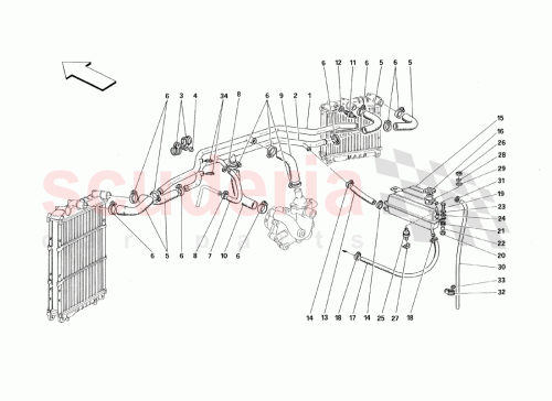 Part Diagram for Ferrari 158655A