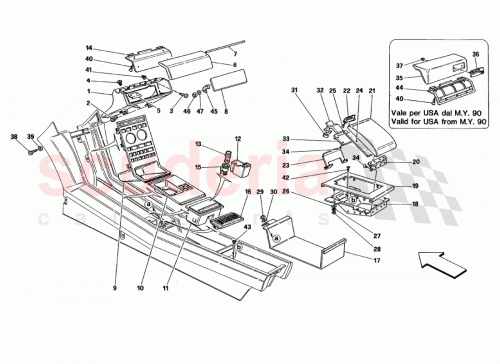 Part Diagram for Ferrari 610594