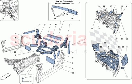 Part Diagram for Ferrari 85345700