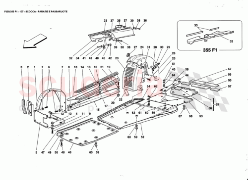 Part Diagram for Ferrari 65095700